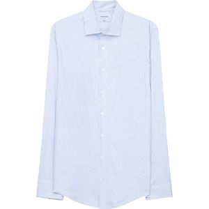Seidensticker - Slim Fit - Overhemd - Blauw Gestreept