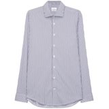 Seidensticker slim fit overhemd, popeline, blauw gestreept 36