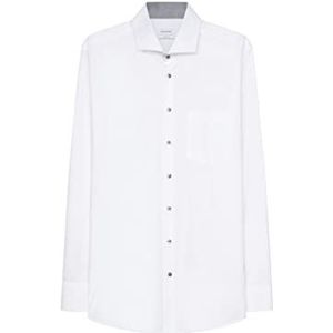Seidensticker Poplin overhemd voor heren, regular fit, lange mouwen.