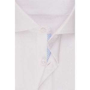 Overhemden - Wit - Regular Fit - Lange Mouwen - Kentkraag