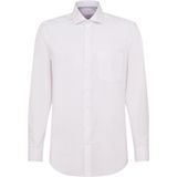 Overhemden - Wit - Katoen - Regular Fit - Lange Mouwen - Kentkraag