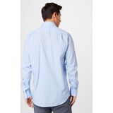 Lichtblauw Overhemd - Regular Fit - Lange Mouwen - Kentkraag - Uni