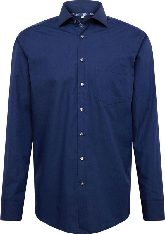 Seidensticker - Herenhemd - Wit - 100% Katoen - Regular Fit