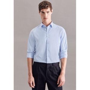 Seidensticker - X-Slim Fit - Overhemd - Blauw - Twill