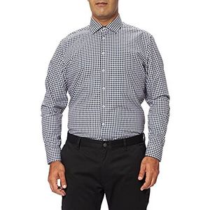 Seidensticker Heren Shirt, Donkerblauw, 46 NL