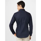 Seidensticker - Slim Fit - Overhemd - Donkerblauw