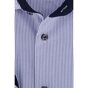 Seidensticker - Business Overhemd - Donkerblauw - Katoen - Regular Fit