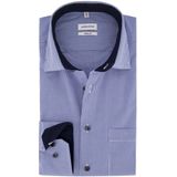 Seidensticker - Overhemd - Donkerblauw - Katoen - Regular Fit