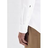 Seidensticker - Herenhemd - Wit - Popeline - Getailleerde Snit