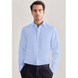 Seidensticker - Shaped Fit - Overhemd - Lichtblauw - Strijkvrij