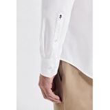 Seidensticker - Wit Effen Overhemd - 100% Katoen - Kent Kraag - Lange Mouwen