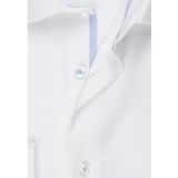 Seidensticker - Wit Effen Overhemd - 100% Katoen - Kent Kraag - Lange Mouwen
