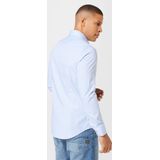 Seidensticker - Herenoverhemd - Lichtblauw - Popeline - Slim Fit