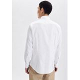 Seidensticker - Heren Business Kent - Slim Fit - Wit - 100% Katoen