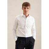 Seidensticker - Heren Business Kent - Slim Fit - Wit - 100% Katoen