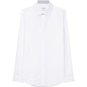 Seidensticker - Overhemd - Wit - 100% Katoen - Kent Kraag