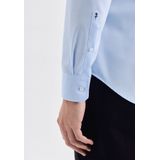 Seidensticker - X-Slim Fit Overhemd - Blauw - Poplin - Strijkvrij