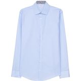 Seidensticker - X-Slim Fit Overhemd - Blauw - Poplin - Strijkvrij