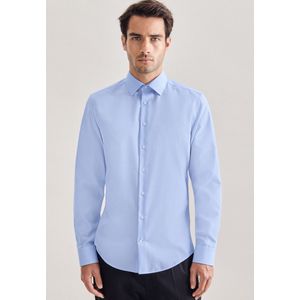 Seidensticker - X-Slim Fit - Overhemd - Blauw - Popeline