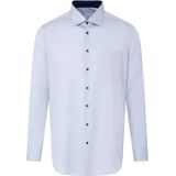 Seidensticker - Herenhemd - Lichtblauw - Katoen - Strijkvrij