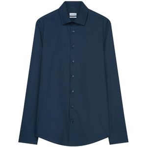 Seidensticker - Extra Slim Fit - Overhemd - Wit - Poplin - Lange Mouwen