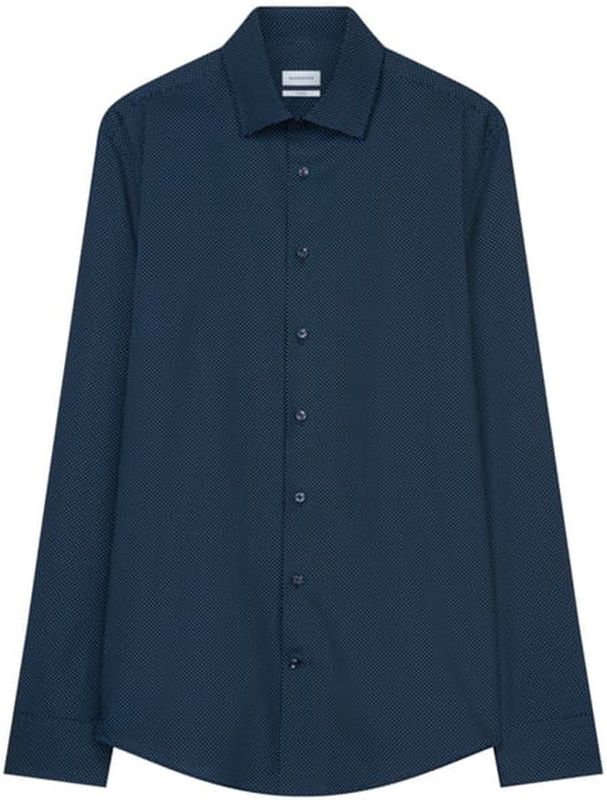 Seidensticker - Extra Slim Fit - Overhemd - Wit - Poplin - Lange Mouwen