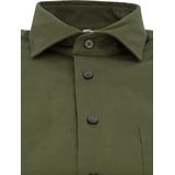Seidensticker - 253080 - Heren Hemd - Donkergroen - Shaped Pasvorm