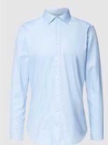 Seidensticker x-slim fit overhemd, popeline, blauw