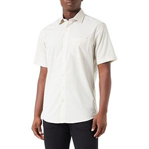 Seidensticker Men's Regular Fit Shirt met korte mouwen, geel, 40, geel, 40