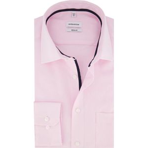 Overhemden - Rosé - 100% Katoen - Regular Fit - Kentkraag