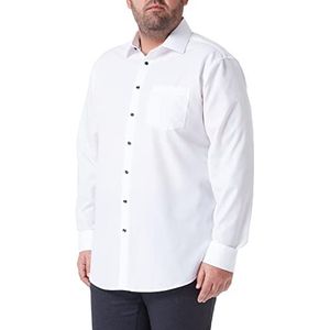 Seidensticker Men's Regular Fit shirt met lange mouwen, wit, 38, wit, 38