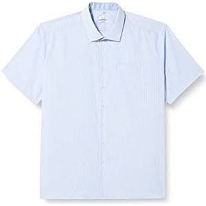 Seidensticker Men's Regular Fit Shirt met korte mouwen, lichtblauw, 46, lichtblauw, 46