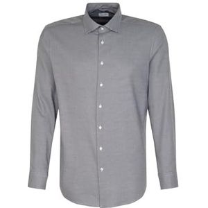 Seidensticker Herenhemd met lange mouwen, regular fit, donkerblauw, 40