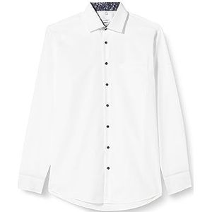 Seidensticker Flanellen Overhemd rood/blauw, Ruit