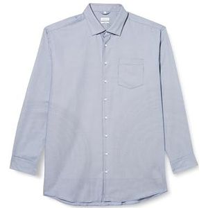 Seidensticker Herenhemd met lange mouwen, regular fit, blauw, 48