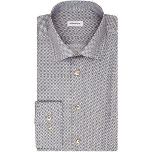 Seidensticker - Chemise à Manches Longues - Sable - 100% Katoen - Slim Fit