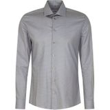 Seidensticker Zakelijk overhemd voor heren, slim fit, zacht, kent-kraag, lange mouwen, 100% katoen, zand, 36