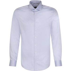 Overhemd - Effen - Katoen - Lange Mouw - Slim Fit