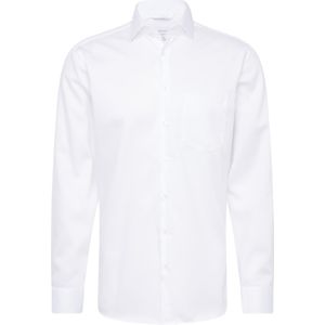 Seidensticker - Chemise à Manches Longues - Blanc - 100% Katoen