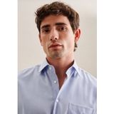 Seidensticker - Businessoverhemd - Zwarte Roos - Uni - Regular Kentkraag