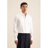 Overhemden - Wit - 100% Katoen - Slim Fit - Kentkraag