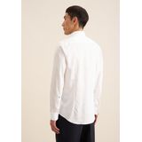 Overhemden - Wit - 100% Katoen - Slim Fit - Kentkraag