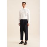 Overhemden - Wit - 100% Katoen - Slim Fit - Kentkraag