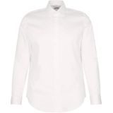 Overhemden - Wit - 100% Katoen - Slim Fit - Kentkraag