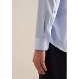 Overhemden - Blauw - 100% Katoen - Slim Fit met Kentkraag