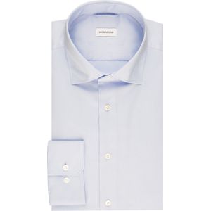 Seidensticker - Regular Overhemd - Lichtblauw - Katoen - Semi-Wide Spread Boord