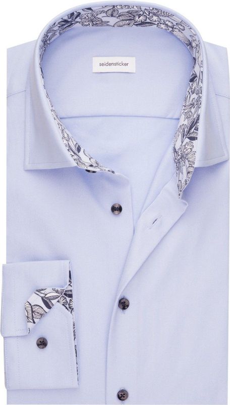 Seidensticker Overhemd lichtblauw, Effen
