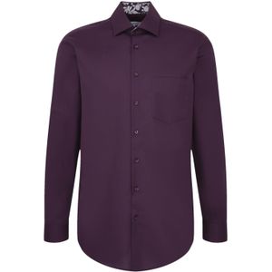 Seidensticker business overhemd paars