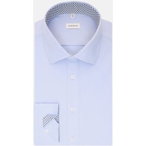 Seidensticker Overhemd lichtblauw, Effen