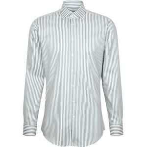 Overhemden - Sage Green - Regular Fit - Lange Mouwen - Kentkraag